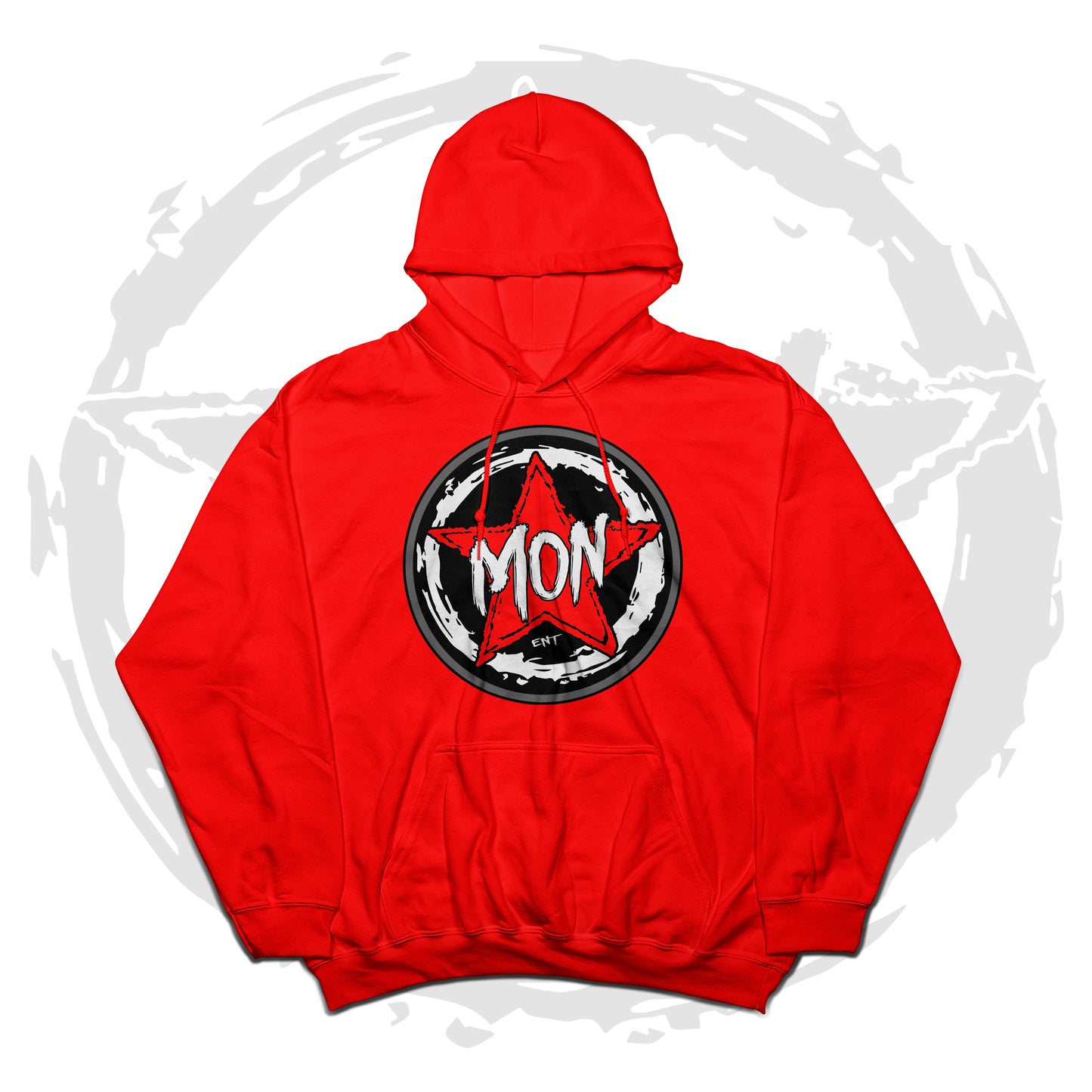 Red Monstar Logo Hoodie