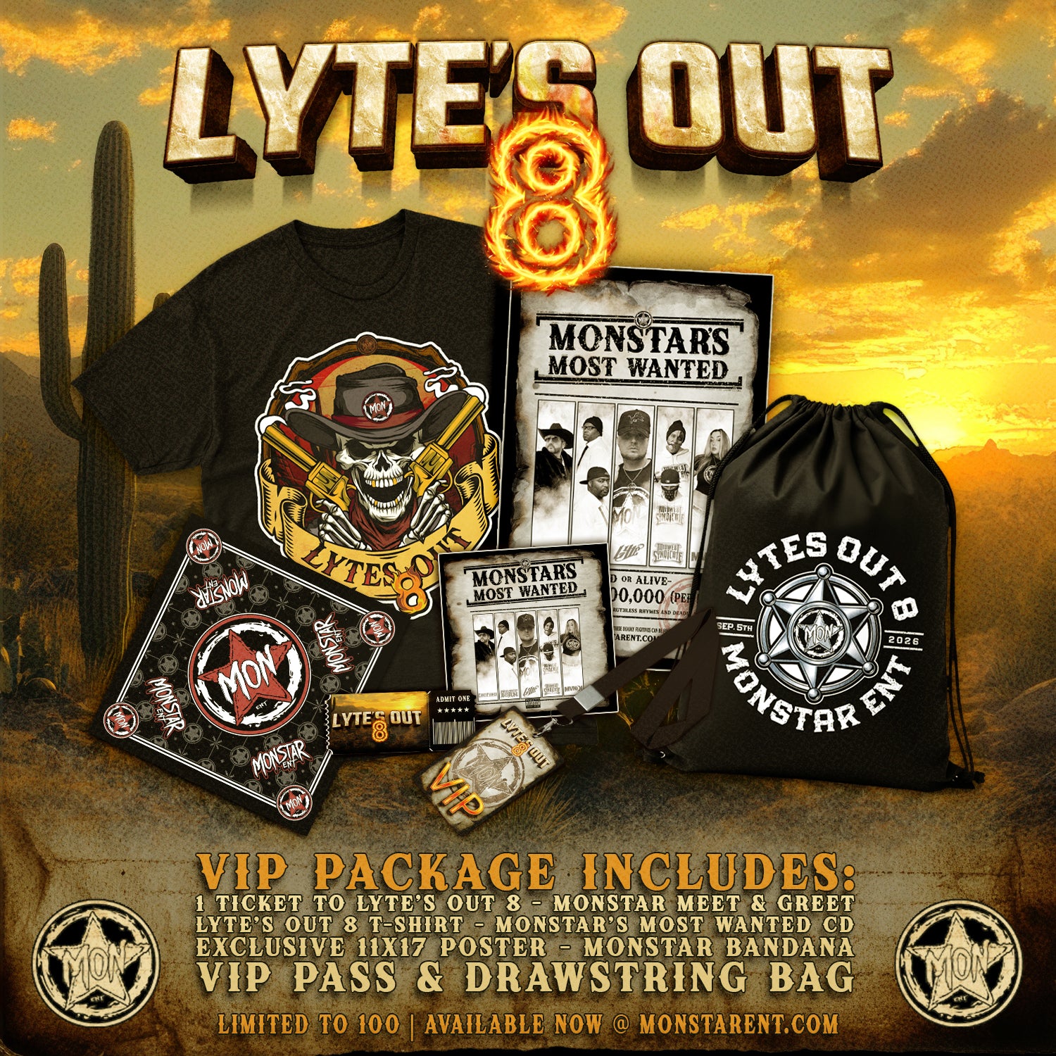 LYTE'S OUT 8 VIP PACKAGE – My Store