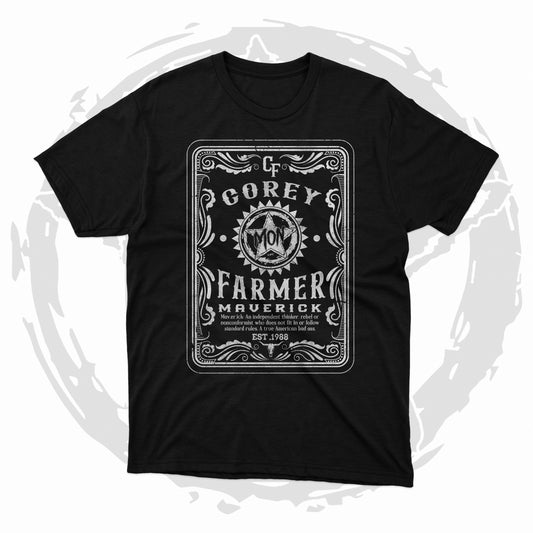 COREY FARMER - "Maverick Whisky" T-Shirt