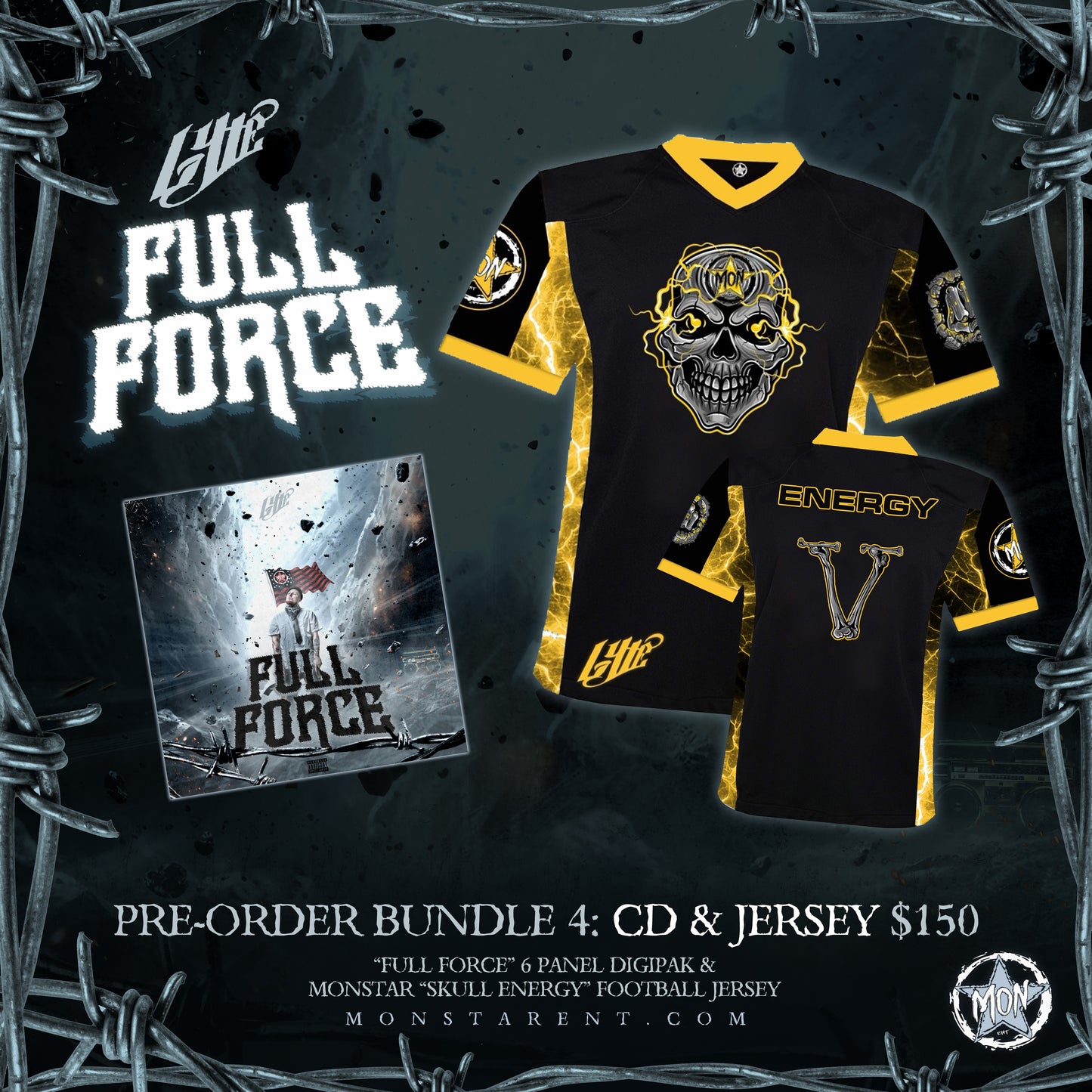 Lyte - Full Force Pre-Order Bundle 4: CD & Jersey